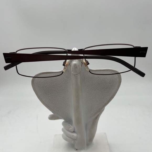 Morel Brown Rectangular Sunglasses Frames Lightec 6865L - Picture 4 of 7